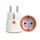 Smart Socket App Remote Control Timing Smart Wifi Wireless Power Plug Outlet Home Assistant Supplies Orange EU Plug