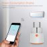 Smart Socket App Remote Control Timing Smart Wifi Wireless Power Plug Outlet Home Assistant Supplies Orange EU Plug