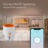 Smart Socket App Remote Control Timing Smart Wifi Wireless Power Plug Outlet Home Assistant Supplies Orange EU Plug