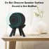 Smart Speaker Display Holder Audio Desktop Stand Audio Stands Smart Speaker Pedestal Audio Stands For Living Room Kitchen transparent