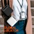Smart Square Finder Location Device Bluetooth compatible Anti lost Keychain Global 2 way Compatible For Iphone android Phone black