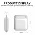 Smart Square Finder Location Device Bluetooth compatible Anti lost Keychain Global 2 way Compatible For Iphone android Phone White