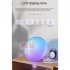 Smart Sunrise Sunset Alarm Clock 9 Modes Rgb Colorful Night Light Atmosphere Light Bedside Lamp EU Plug