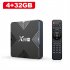 Smart TV Box X98h Android 12 Allwinner H618 Bluetooth 5 0 Wifi 2 4g 5g 4k Media Player Set top Box US Plug 4 32GB