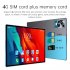Smart Tablet Android 9 0 10 1 inch High definition Large screen Touch screen Mini Pc 5000mah  4 32GB  silver US Plug