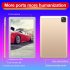 Smart Tablet Pc 10 1 inch Large screen Ips Hd Display 3000mah 5v 3 5mm Stereo Headphone Jack  1 16gb  silver US Plug