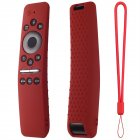 Smart Tv Remote Control Case Cover Compatible For Samsung Bn59-01310a / 01312 /01312a Tm1950a Tm1950c Rmcspt1cp1 wine red