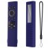 Smart Tv Remote Control Case Silicone Anti slip Cover Compatible For 2022 Samsung Tm2280ecobn59 Solar Remote Control midnight blue suit