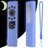 Smart Tv Remote Control Case Silicone Anti slip Cover Compatible For 2022 Samsung Tm2280ecobn59 Solar Remote Control Mint Green suit