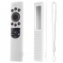 Smart Tv Remote Control Case Silicone Anti slip Cover Compatible For 2022 Samsung Tm2280ecobn59 Solar Remote Control White suit