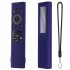 Smart Tv Remote Control Case Silicone Anti slip Cover Compatible For 2022 Samsung Tm2280ecobn59 Solar Remote Control Luminous blue suit