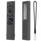 Smart Tv Remote Control Case Silicone Anti-slip Cover Compatible For 2022 Samsung Tm2280ecobn59 Solar Remote Control dark gray suit