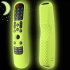 Smart Tv Remote Control Protective Cover Shock Resistant Silicone Case Compatible For 2021 Lg Mr21ga Lg Mr 21gc Luminous blue suit