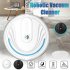 Smart Vacuum Cleaner Sweeping Robot Machine Intelligent Automatic Sensing Suction Sweeper black