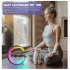 Smart Wake Up Light Alarm Clocks with App Sunrise Alarm Clock 15w Fast Wireless Charger for Heavy Sleepers White