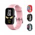 Smart Watch 1 47 inch Ultra Thin Screen USB Magnetic Charging Heart Rate Monitoring IP67 Waterproof Activity Fitness Watch pink