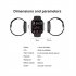 Smart Watch 1 83 Inch Touch Screen T18 Bluetooth compatible Heart Rate Monitoring Fitness Watch Silver
