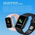 Smart Watch Bluetooth Call Health Monitoring Heart Rate Blood Pressure Blood Oxygen Exercise Smart Bracelet White