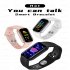 Smart Watch Bluetooth Call Health Monitoring Heart Rate Blood Pressure Blood Oxygen Exercise Smart Bracelet Pink