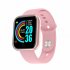 Smart  Watch Bluetooth compatible Heart Rate Blood Pressure Ip67 Waterproof Smart Bracelet For Ios Android White