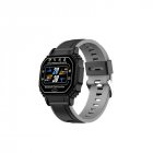 Smart  Watch Bluetooth compatible Call Function Waterproof Heart Rate Monitoring Bracelet Grey