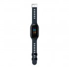 Smart Watch Bracelet & Wireless Bluetooth Headset 2-in-1 Sports Smart Bracelet Invisible <span style='color:#F7840C'>Magnetic</span> <span style='color:#F7840C'>Charging</span> Earbuds English blue