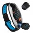 Smart Watch Bracelet with Wireless Headset for LEMFO LT04 Black