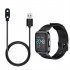 Smart Watch Charger Fast Charging Cable Power Adapter Compatible For Xiaomi Haylou Solar Ls05 ls02 ls01 black compatible for LS01 LS02