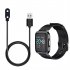 Smart Watch Charger Fast Charging Cable Power Adapter Compatible For Xiaomi Haylou Solar Ls05 ls02 ls01 black compatible for solar LS05