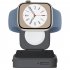 Smart Watch Charging Stand Silicone Charging Holder Dock Retro Computer Design Compatible For IWatch 8 7 6 5 4 3 2 1 Galaxy Watch6 6pro 5 5pro White