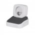 Smart Watch Charging Stand Silicone Charging Holder Dock Retro Computer Design Compatible For IWatch 8 7 6 5 4 3 2 1 Galaxy Watch6 6pro 5 5pro White