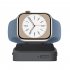 Smart Watch Charging Stand Silicone Charging Holder Dock Retro Computer Design Compatible For IWatch 8 7 6 5 4 3 2 1 Galaxy Watch6 6pro 5 5pro White