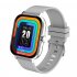 Smart Watch Clock Fitness Heart Monitor Sport Smartwatch Full screen Touch Bluetooth Calls Watches Silver Gray