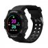 Smart Watch For Men Women 1 44 Inch HD Color Screen Heart Rate Blood Pressure Monitoring Sports Bracelet black red