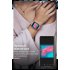 Smart  Watch Hd Screen Music Ip68 Waterproof Sports Monitoring Heart Rate Sleep Pedometer Smart Watch Pink rubber belt