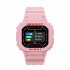 Smart  Watch I3 Bluetooth Heart Rate Sports Weather Monitor Messages Smart Bracelet Pink