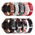 Smart Watch Leather Watch Strap Double Color Round Tail for Samsung Galaxy  42mm  SM R810 Pink