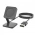 Smart Watch Mini Dock Charger Power Adapter Charger Cradle Charging Cable for Xiaomi S1 Acitve Black