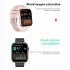 Smart Watch Monitoring Blood Pressure Body Temperature Heart Rate Health Detection Pink