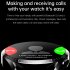 Smart Watch Pg3 Bluetooth compatible Calling Sports Smartwatch Heart Rate Blood Oxygen Detection Bracelet white tape