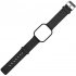 Smart Watch Protective Case Watch Band Upgraded Stainless Steel Buckle Wristband Compatible For Red mi Watch 3 black