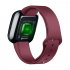 Smart Watch Silicone Full Touch Color Screen Heart Rate Blood Pressure Monitoring Smart Watch red