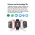 Smart Watch Sports Detection Heart Rate Blood Pressure Monitoring Bluetooth compatible Pedometer Message Reminder Bracelet blue