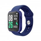 Smart Watch Sports Detection Heart Rate Blood Pressure Monitoring Bluetooth-compatible Pedometer Message Reminder Bracelet blue