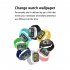 Smart Watch Sports Detection Heart Rate Blood Pressure Monitoring Bluetooth compatible Pedometer Message Reminder Bracelet green
