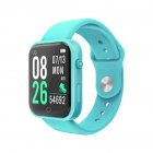 Smart Watch Sports Detection Heart Rate Blood Pressure Monitoring Bluetooth compatible Pedometer Message Reminder Bracelet light blue
