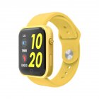 Smart Watch Sports Detection Heart Rate Blood Pressure Monitoring Bluetooth-compatible Pedometer Message Reminder Bracelet yellow