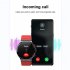 Smart Watch Touch Control Screen Infrared Physiotherapy Ecg Heart Rate Blood Oxygen Monitor Black Belt