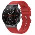 Smart Watch Touch Control Screen Infrared Physiotherapy Ecg Heart Rate Blood Oxygen Monitor Black Belt