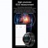 Smart Watch Touch Control Screen Infrared Physiotherapy Ecg Heart Rate Blood Oxygen Monitor Black Belt